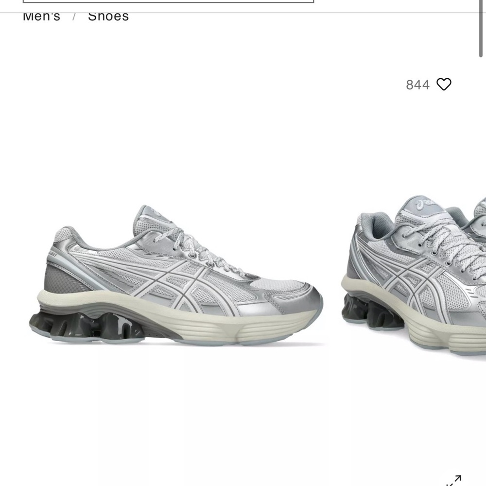 ASICS Silver and Gray Women's Athletic Running Shoes